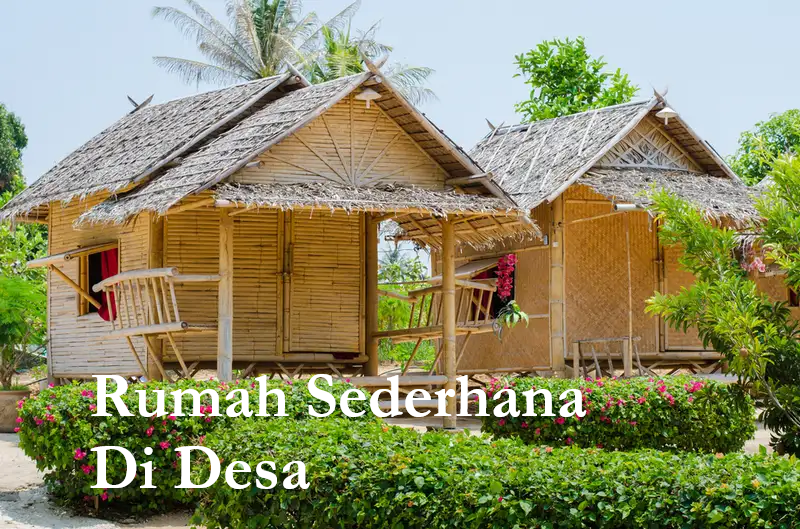 rumah sederhana di desa